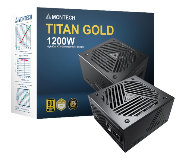 Montech TITAN 1200W 80 Plus Gold ATX 3.0 TIS0126 - 1126961 - zdjęcie